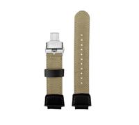 POYNMRE Compatibile con i cinturini Casio DW-9052 9050 9051 DW6900, accessori for la modifica di for orologi sportivi da uomo in tela nylon for esterni(Khaki silver B)