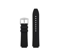 POYNMRE Compatibile con orologio Casio DW-H5600 DW H5600 AE1200 AE1300 AE1500 W-218H Cinturino in silicone for in gomma impermeabile Bracciale da 18 mm(No line-silver)