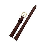 POYNMRE For qualsiasi cinturino in pelle alla moda da donna, mini sottile, di piccole dimensioni, 6 mm, 8, 10, 12, 14, 16, nero, marrone, rosso, bianco e blu(A brown golden,18mm)