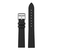 POYNMRE Genuine Leather Strap Of The Watch Is Suitable Compatible With Hermes 14mm 16mm 18mm Fashionable Comfortable Soft Cowhide Bracelet(Black Silver,20mm)