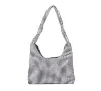 Poystng Bellissime borse con Borsa da Borsa a tracolla con Borsa a tracolla argento lucido sotto le ascelle per borsa da viaggio per le vacanze per le donne Spalla da