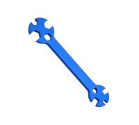 Poystng Chiave per chiave speciale per chiave, Blue | Per serraggio dei dadi e la regolazione ' asta, riparazioni all ' aperto, applicazioni hobbistica, manutenzione