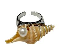 Poystng Con conchiglia mare per amanti della | regolabili progettati da creature marine uniche con intricato design lumache e conchiglie, perfetti