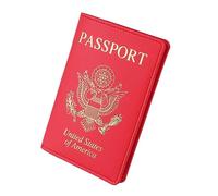 Poystng Organizzatore documenti Custodia per passaporto da viaggio Porta passaporto Porta carte credito Tasca porta biglietti per uomo Donna Organizzatore documenti Carta d ' identità Biglietto per