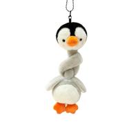 Poystng Ornamento per borsa con ciondolo in peluche con collo animale, C | Accento decorativo per l ' uso quotidiano, peluche a forma cartone animato per borse, zaini e borse con catena
