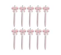 Poystng Penna con inchiostri gel retrattile Bowknot da 10, punta | Impugnatura ergonomica per studenti che scrivono appunti, prendono appunti, diario, schizzi, materiale