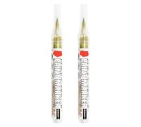Poystng Pennarello per la riparazione della, Soft head golden | Restauro scritte lapide, incisione professionale pietra, penna con vernice a base olio per iscrizioni