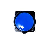 Poystng Pulsante USB con mappatura programmabile e Due operazioni, Blue | Connessione USB integrata, pulsantiera a cupola, accesso comandi programmabili per quiz e attività