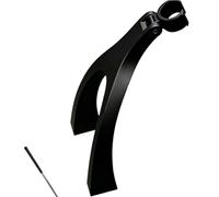 Poystng Supporto per Mazza da Golf con Montaggio Tubo del | Supporto curvo per l ' uso pratico e l ' accesso campo Da utilizzare quotidianamente con supporto a culla aperta