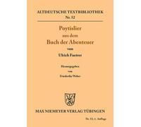 Poytislier Aus Dem Buch Der Abenteuer (Tascabile) Altdeutsche Textbibliothek