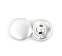 Poyuad 10 Pezzi 11-32mm Bottoni per Borse in Pelle Cucito Fai da Te Accessori di Abbigliamento Giacca a Vento di Fascia Alta Cappotto Bottoni Morbidi, Argento, 25mm,Argento,25 mm