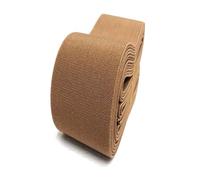 Poyuad 2 Metri di Larghezza, 75 mm, Accessori Colorati per Cucire, Nastri Elastici, Elastici per Cucire Fai da Te,Cachi Scuro,75 mm
