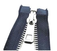 Poyuad 5# 35/45/55/65/75/85cm Chiusura Automatica Aperta Cerniera in Metallo Placcato Platino per Vestiti Scarpe Tasca Abbigliamento,Marina,35 cm