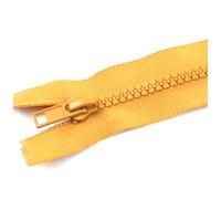 Poyuad 5# 40/50/60/70/80/90/100cm Cerniera in Resina Apertura a cursore Singolo Chiusura Automatica Accessori con Cerniera in plastica,Cammello,70 cm