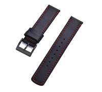 Poyuad Cinturino in pelle lungo 19,5 cm, largo 20-22 mm, accessorio universale per cinturino, con funzione di sgancio rapido,20 millimetri