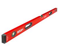 Sola Livella a bolla ROSSA 3 – Alluminio 80 cm – 3 libellule
