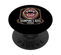 Pozione del bacio del vampiro, design gotico con zanna PopSockets PopGrip Adesivo