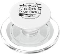 Pozioni e maledizioni libro degli incantesimi 1692 grafica a tema PopSockets PopGrip per MagSafe