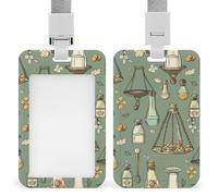 Pozioni e pillole ID porta badge impermeabile staccabile con cordino porta carte d'identità in plastica porta carte d'identità custodia per carte di identità per donne uomini infermiere medico