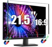 Pozlle Pellicola protettiva magnetica per computer da 21,5 pollici, luce blu e filtro antiriflesso, protezione per gli occhi schermo di blocco della luce blu per monitor da 21,5 pollici con rapporto