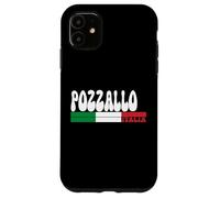 POZZALLO City Italia Vintage Bandiera Italia per gli amanti dei viaggi Custodia per iPhone 11