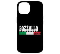 POZZALLO City Italia Vintage Bandiera Italia per gli amanti dei viaggi Custodia per iPhone 14