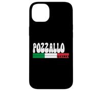 POZZALLO City Italia Vintage Bandiera Italia per gli amanti dei viaggi Custodia per iPhone 14 Plus