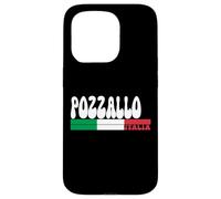 POZZALLO City Italia Vintage Bandiera Italia per gli amanti dei viaggi Custodia per iPhone 15 Pro