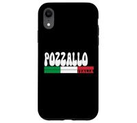 POZZALLO City Italia Vintage Bandiera Italia per gli amanti dei viaggi Custodia per iPhone XR