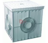 POZZETTI POZZETTO MONOLITICO CON COPERCHIO CM.55x55 IN POLIPROPILENE