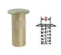 Pozzetto canotto per asta a molla per pavimenti cf. 10 pz. (Ø 12 mm.)