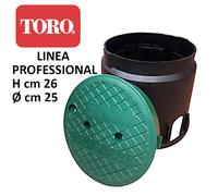 Pozzetto circolare con coperchio Toro linea Professional alloggiamento valvole