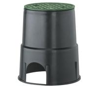 POZZETTO CIRCOLARE PICCOLO CON COPERCHIO PER INSTALLAZIONE ACCESSORI GIARDINO E