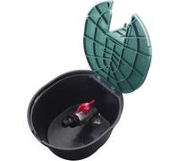 Pozzetto Interrato Irrigazione Giardino Prato Chiusino + Valvola Plastica Verde
