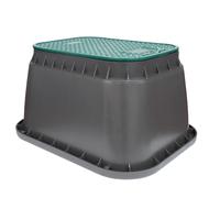 Pozzetto irrigazione Rain rettangolare coperchio PVC mm 400x520x330