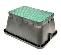 POZZETTO IRRIGAZIONE RETTANGOLARE JUMBO VALVOLE COMANDO ALLOGGIAMENTO GIARDINO