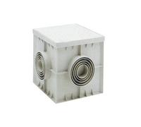 Pozzetto monolitico in pp con chiusino cm. 55 x 55