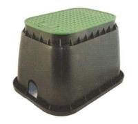 Pozzetto per impianti irrigazione plastica RETTANGOLARE STANDARD base mm 520x400 RAIN