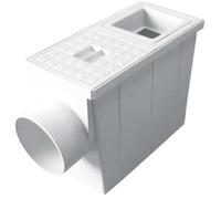 POZZETTO PLUVIALE R. QUADRO mm 80x80/100x100 - scarico Ø mm 100