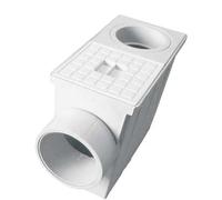 POZZETTO PLUVIALE R. TONDO Ø mm 90/110 - scarico Ø mm 110