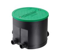 Claber Hydro-4 BT - Pozzetto Premontato a 4 Vie con Programmatore Smart Bluetooth® Integrato, Controllo fino a 4 Linee di Irrigazione