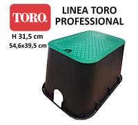 Pozzetto rettangolare c/coperchio Toro linea Professional alloggiamento valvole