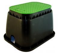 Pozzetto rettangolare XLMaxi 117 59x81 H41,5cm coperchio verde con maniglia
