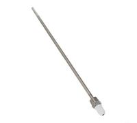 Pozzetto termico in acciaio inossidabile 1 Over 2 per filettatura NPT, per sensori, manicotto protettivo per sonda industriale per misurazione termica solare W (350 mm)