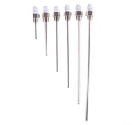 Pozzetto termico in acciaio inox, 12 filettature NPT per sensori di temperatura, manicotto protettivo compatibile con tubi di varie dimensioni (250 mm)