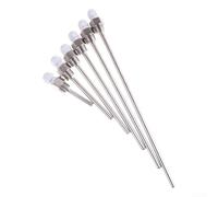 Pozzetto termico in acciaio inox per sensori di temperatura con 12 filettature NPT, manicotto protettivo adatto per termocoppie e alloggiamento del sensore (200 mm)
