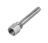 Pozzetto Termometrico Acciaio Inossidabile per Termocoppia e Sensori Temperatura Filettatura 1/2 NPT Resistente Corrosione Industriale