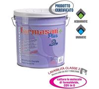 Pozzi 14 Lt Farmasan plus idro pittura lavabile bianca antibatterica antimuffa