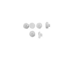 Pozzi Ginori 41981 Set Gommini per Sedile quinta/500 Bianco