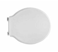 POZZI GINORI - MONTEBIANCO SEDILE PER WC BIANCO CON CERNIERE CROMATE 07761000